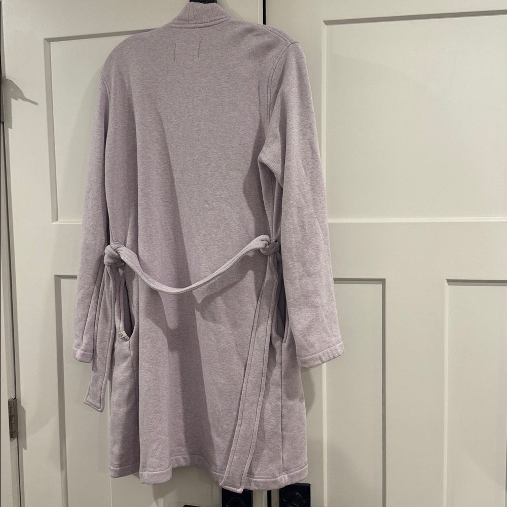 Ugg Blanche II Fleece Robe, Purple Lilac Frost, Size Small - Picture 4 of 7